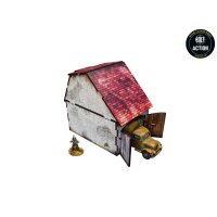 WW2 Normandy Coach House w. Chicken Coop (VORBEMALT) [28mm/1:56]