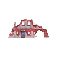 WW2 Normandy Ruined Large House – 2 PREPAINTED [28mm/1:56]