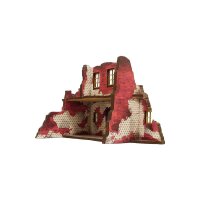 WW2 Normandy Ruined Large House – 2 PREPAINTED [28mm/1:56]