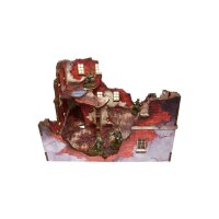 WW2 Normandy Ruined Large House – 1 PREPAINTED [28mm/1:56]