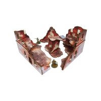 WW2 Normandy Ruined Large House – 1 PREPAINTED [28mm/1:56]