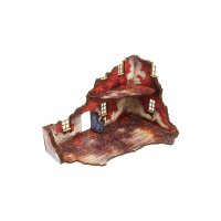 WW2 Normandy Ruined Large House – 1 PREPAINTED [28mm/1:56]