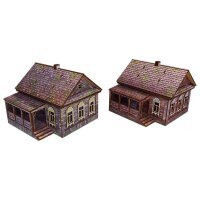 WW2 Ostfront Village Doma (2) PREPAINTED [28mm/1:56]