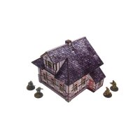 WW2 Ostfront Village Whitewashed Dacha (1) (VORBEMALT) [28mm/1:56]