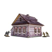 WW2 Ostfront Village Whitewashed Dacha (1) (VORBEMALT) [28mm/1:56]