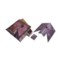 WW2 Ostfront Village Whitewashed Dacha (1) (VORBEMALT) [28mm/1:56]