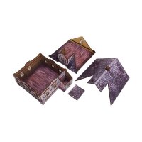 WW2 Ostfront Village Whitewashed Dacha (1) (VORBEMALT) [28mm/1:56]