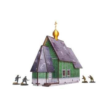WW2 Ostfront Village Tserkov (1) PREPAINTED [28mm/1:56]