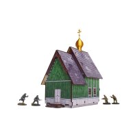 WW2 Ostfront Village Tserkov (1) PREPAINTED [28mm/1:56]