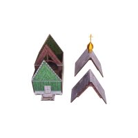 WW2 Ostfront Village Tserkov (1) PREPAINTED [28mm/1:56]