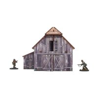 WW2 Ostfront Village Barn (1) PREPAINTED [28mm/1:56]