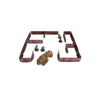 WW2 Ostfront Village Low Fence (18) (VORBEMALT) [28mm/1:56]