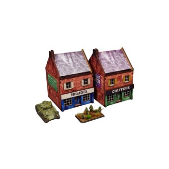 WW2 Normandy Cafe PREPAINTED [15mm/1:100]