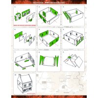 WW2 Normandy Cafe PREPAINTED [15mm/1:100]