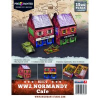 WW2 Normandy Cafe PREPAINTED [15mm/1:100]
