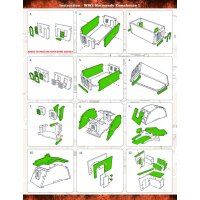 WW2 Normandy Townhouse 1 PREPAINTED [15mm/1:100]