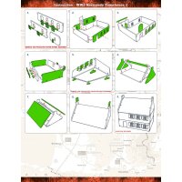 WW2 Normandy Townhouse 2 PREPAINTED [15mm/1:100]