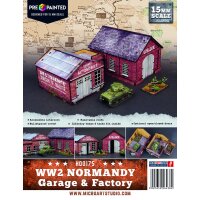 WW2 Normandy Garage & Factory [15mm/1:100]