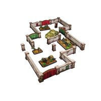 WW2 Normandy Stone Wall PREPAINTED [15mm/1:100]