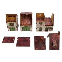 WW2 Normandy Farmhouse w. Outbuildings PREPAINTED [15mm/1:100]