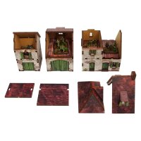 WW2 Normandy Farmhouse w. Outbuildings PREPAINTED [15mm/1:100]