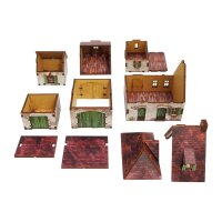 WW2 Normandy Farmhouse w. Outbuildings PREPAINTED [15mm/1:100]