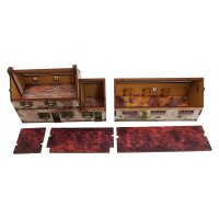 WW2 Normandy Homestead w. Stable (VORBEMALT) [15mm/1:100]