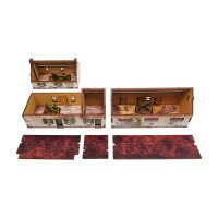 WW2 Normandy Homestead w. Stable (VORBEMALT) [15mm/1:100]