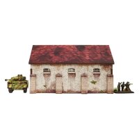 WW2 Normandy Cowshed (VORBEMALT) [15mm/1:100]