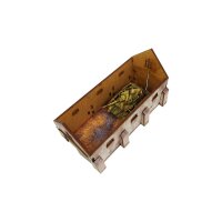 WW2 Normandy Cowshed (VORBEMALT) [15mm/1:100]