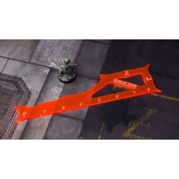 Gauge 1" 2" 3" 8" Spikey Fluo Orange