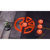Smoke Markers 20mm & 1" Control Zone KT Fluo Orange