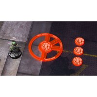 Smoke Markers 20mm & 1" Control Zone KT Fluo Orange