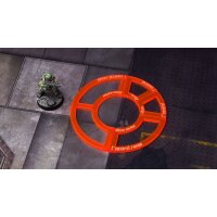 1" Control Zone for 40mm Markers KT  Fluo Orange