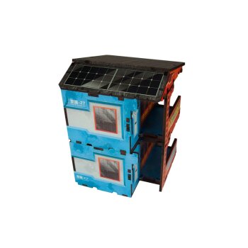 Kokkyo-3 Quarters (2) (VORBEMALT) (blue)