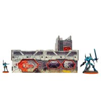 Precinct Sigma Post (1) PREPAINTED (grey)