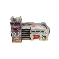 Precinct Sigma Post (1) PREPAINTED (grey)