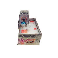 Precinct Sigma Post (1) PREPAINTED (grey)