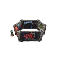 Precinct Sigma News Walls (6) PREPAINTED (grey)