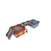 Precinct Sigma Bridges & Stairs PREPAINTED (grey)