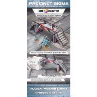 Precinct Sigma Bridges & Stairs PREPAINTED (grey)