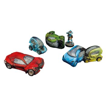 City Wrecked Cars set (5)