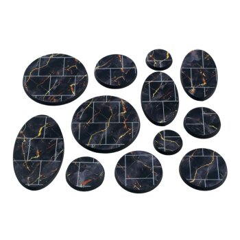 Black Marble Instabases round 100mm (1 pc.)