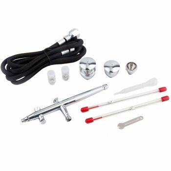 Fengda Elite Airbrush Double Action Gun Kit Gravity Airbrush Airbrush Set BD-186K(FE-186K) with 0.2mm, 0.3mm, 0.5mm needle, injector and tube