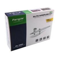 Fengda Elite Airbrush Double Action Gun Kit Gravity Airbrush Airbrush Set BD-186K(FE-186K) with 0.2mm, 0.3mm, 0.5mm needle, injector and tube