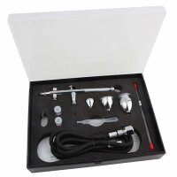 Fengda Elite Airbrush Double Action Gun Kit Gravity Airbrush Airbrush Set BD-186K(FE-186K) with 0.2mm, 0.3mm, 0.5mm needle, injector and tube