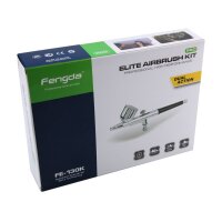 Airbrush Spritzpistole Fengda BD-130K(FE-130K) mit Nadel/Düse 0,2 - 0,3 und 0,5mm und Schlauch