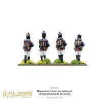 Napoleonic French Young Guard Voltigeurs/Tirailleurs Advancing