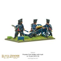 Napoleonic Prussian Foot Artillery with 6- or 12-Pdr (1813-15)
