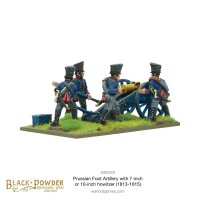Napoleonic Prussian Foot Artillery with 7 or 10 Inch Howitzer (1813-1815)